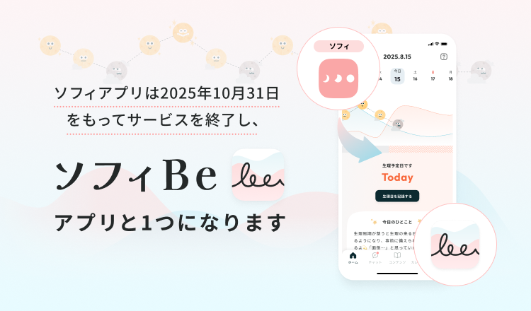 シンプルだから使いやすい かんたん生理管理アプリ ソフィ