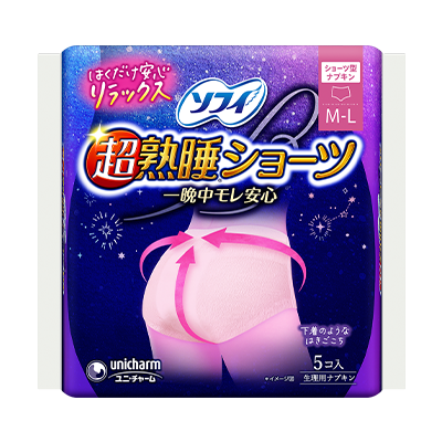 ソフィ超熟睡ショーツ M-Lサイズ