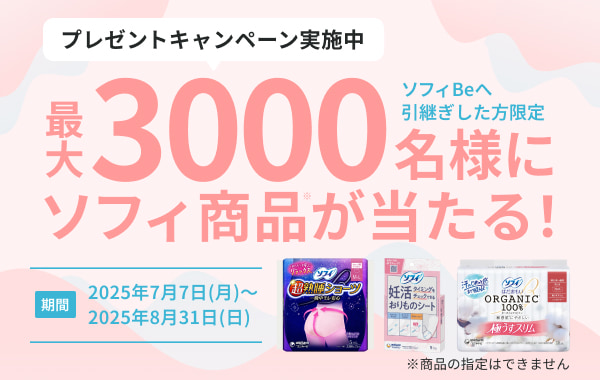 ソフィBeデータ引継ぎキャンペーン実施中
