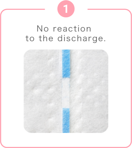 First, no reaction to the discharge.