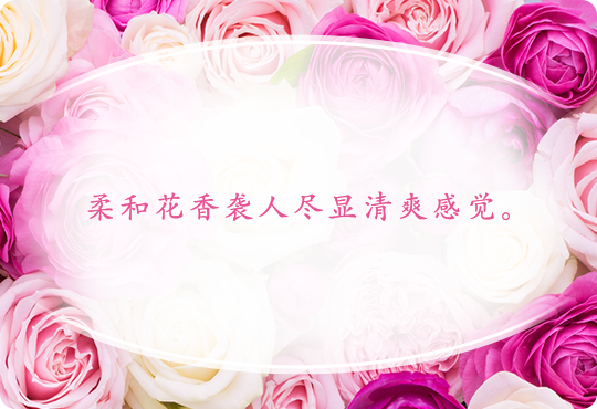 柔和花香袭人尽显清爽感觉。