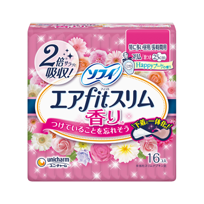 特に多い昼用 長時間用 羽つき25cmナプキン ソフィ エアfitスリム