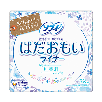 Sofy Hadaomoi<sup>(R)</sup> Pantyliners　Fragrance Free