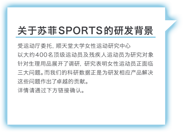 关于苏菲SPORTS的研发背景